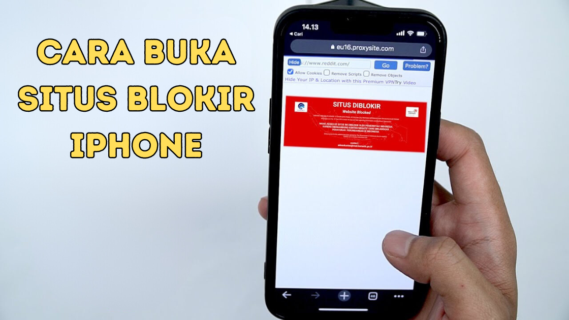 Cara Buka Situs Blokir iPhone