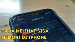 Cara Melihat Sisa Memori di iPhone