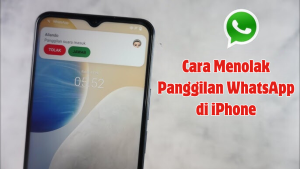 Cara Menolak Panggilan WhatsApp di iPhone