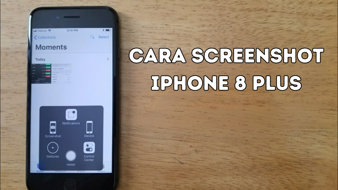 Cara Screenshot iPhone 8 Plus