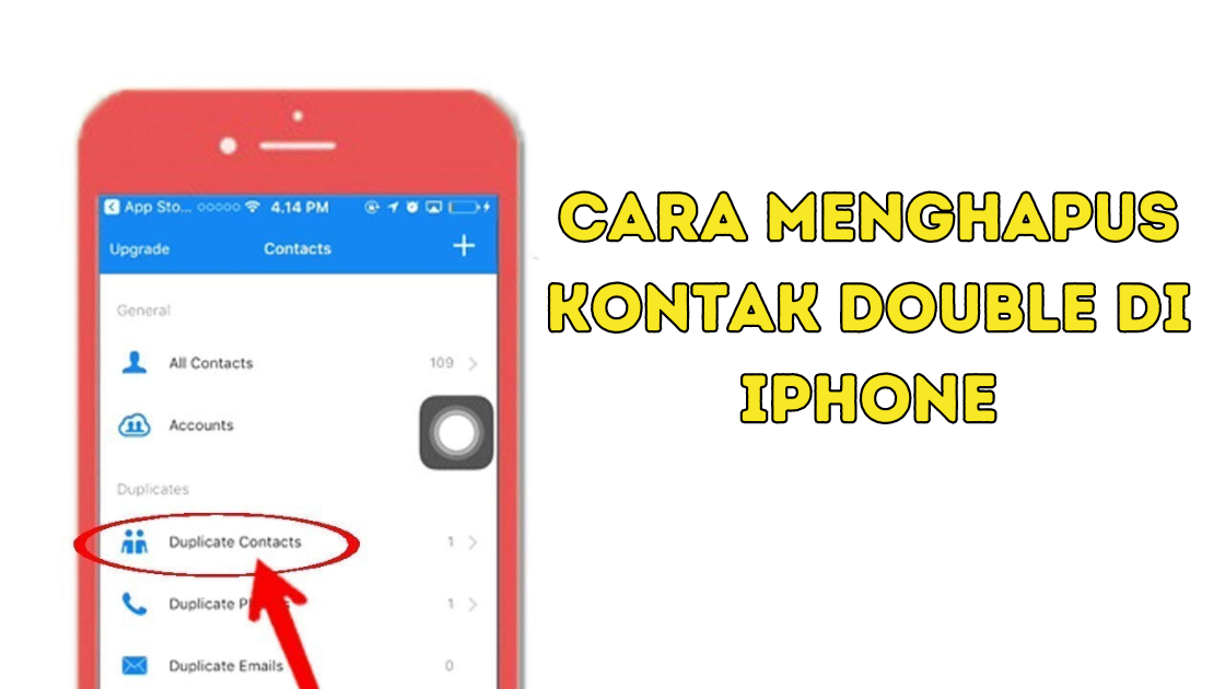 Cara Menghapus Kontak Double di iPhone