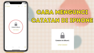 Cara Mengunci Catatan di iPhone