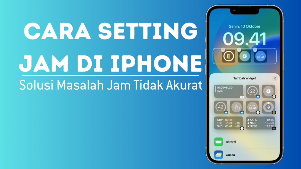 Cara Setting Jam di iPhone