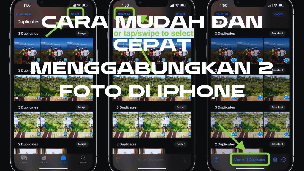 Cara Mudah dan Cepat Menggabungkan 2 Foto di iPhone