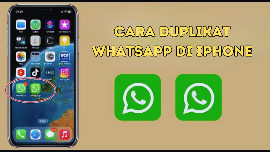 Cara Duplikat Whatsapp di iPhone