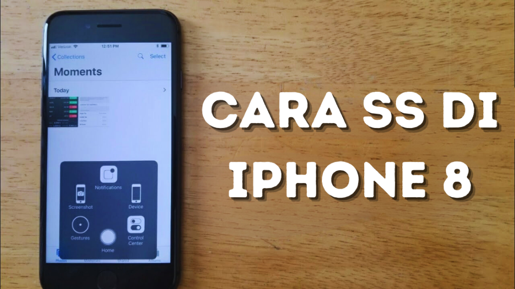 Cara SS di iPhone Delapan