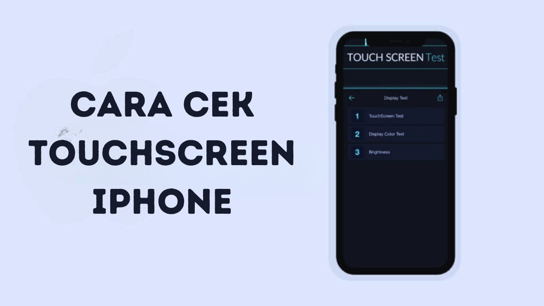 Cara Cek Touchscreen iPhone