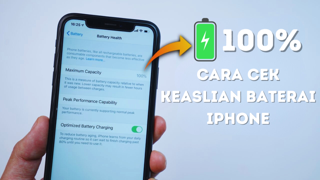 Cara Cek Keaslian Baterai iPhone