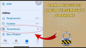 Cara Mengunci Album Tersembunyi di iPhone