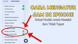 Cara Mengatur Jam di iPhone