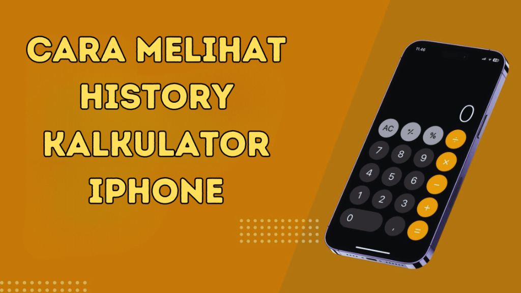 Cara Melihat History Kalkulator iPhone