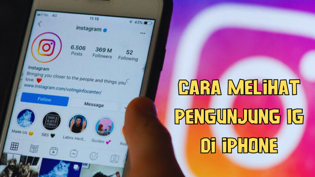 Cara Melihat Pengunjung IG di iPhone