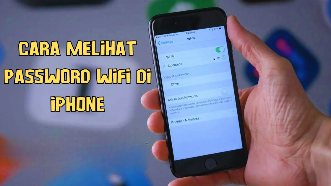 Cara Melihat Password WiFi di iPhone