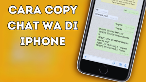 Cara Copy Chat WA di iPhone