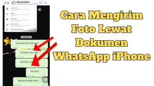 Cara Mengirim Foto Lewat Dokumen WhatsApp iPhone